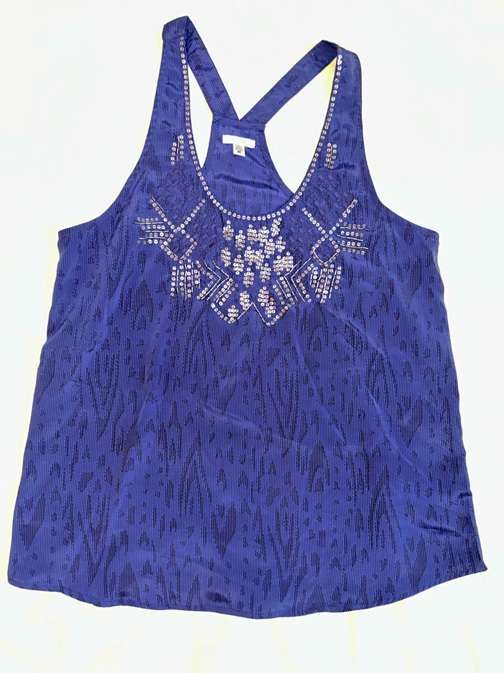 Urban Outfitters Ecote Blue Embellished Tank Top - M